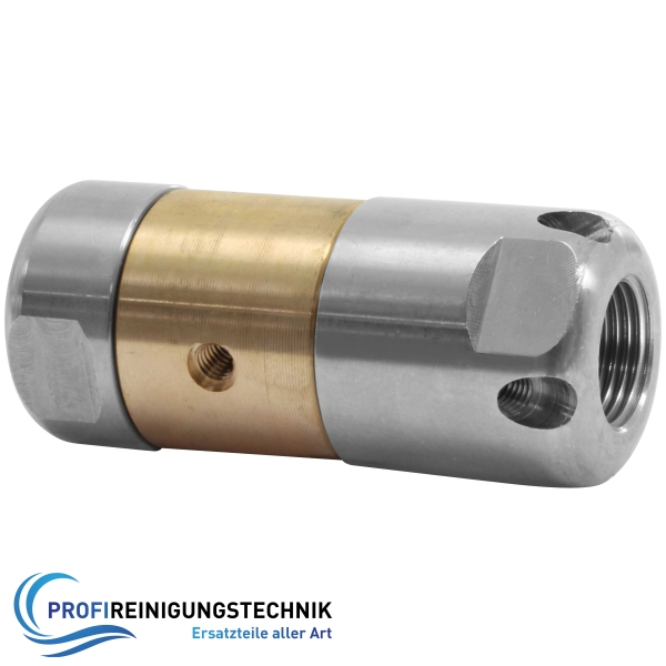 ST49.2 "VIBRA" Rotationsdüse 1/4" Innengewinde / 4 Bohrungen hinten / 3 Bohrungen seitlich / Außendurchmesser 30mm / Läge 69mm
